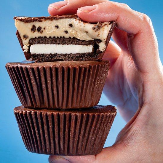 CoskeyBerry's tweet photo. Peanut Butter Oreo Ice Cream cups. #foodislove #tasty #foodstagram https://t.co/ZI8JkOnm63 https://t.co/gUr8qZ2lIs