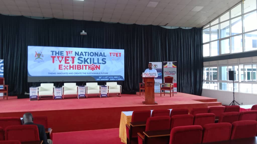 Nsamizi Training Institute of Social development has fully participated in the 1st ever national TVET exhibition.Nsamizi is the only government  social development institution in Uganda