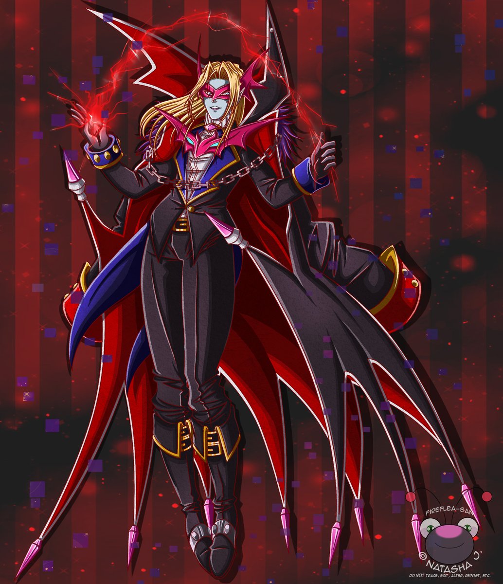 fireflea_san's tweet image. Gift art for @wildewoodsden of their Myotismon X Antibody 🤩

#digimon #myotismon #vamdemon