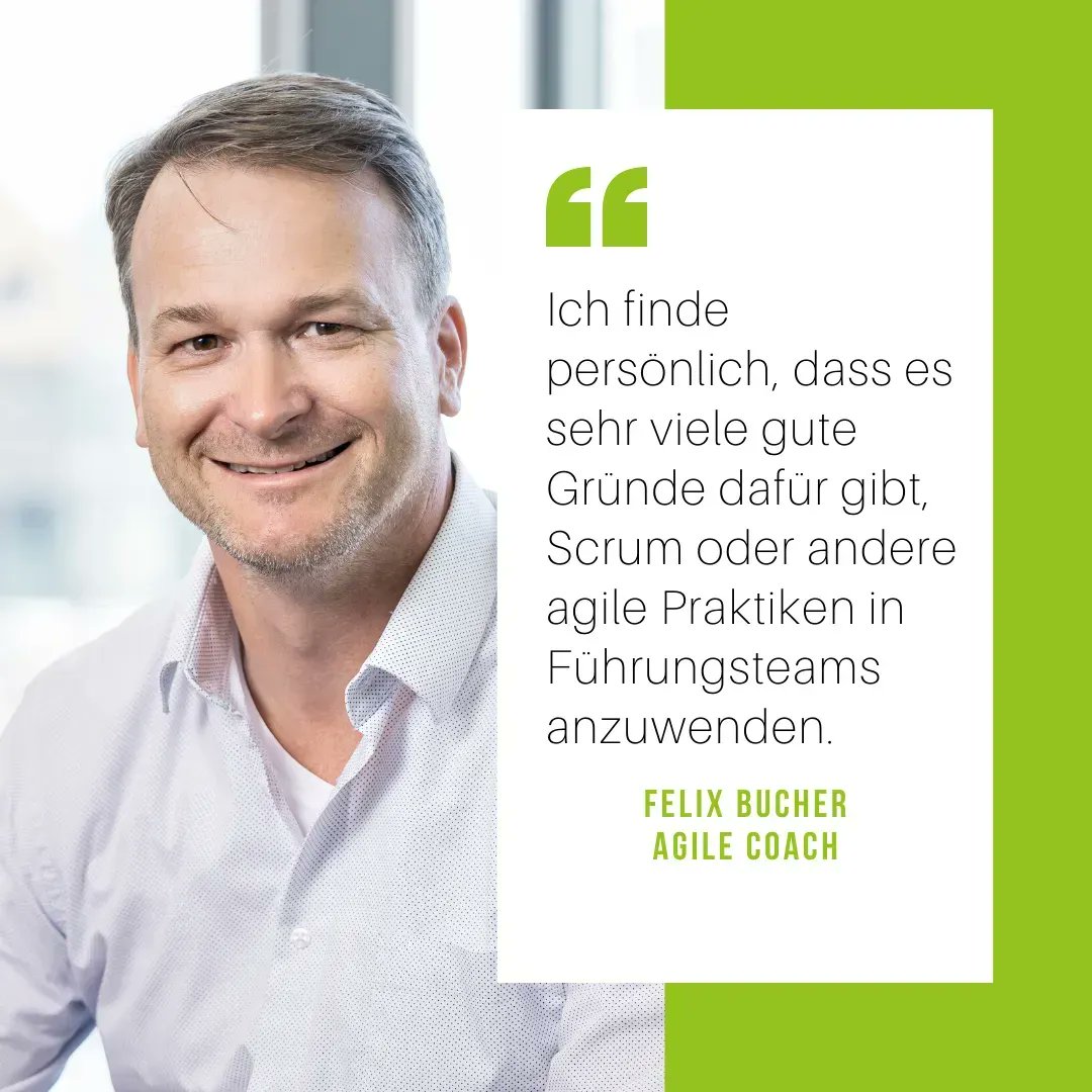 Was passiert eigentlich mit der Geschäftsleitung, wenn eine Organisation agile Methoden einführt? Machen die jetzt auch #scrum? Lies mehr dazu im Blog von Felix zum Thema "Scrum in der Geschäftsleitung - wie soll das funktionieren?" bit.ly/3mQZj0E
