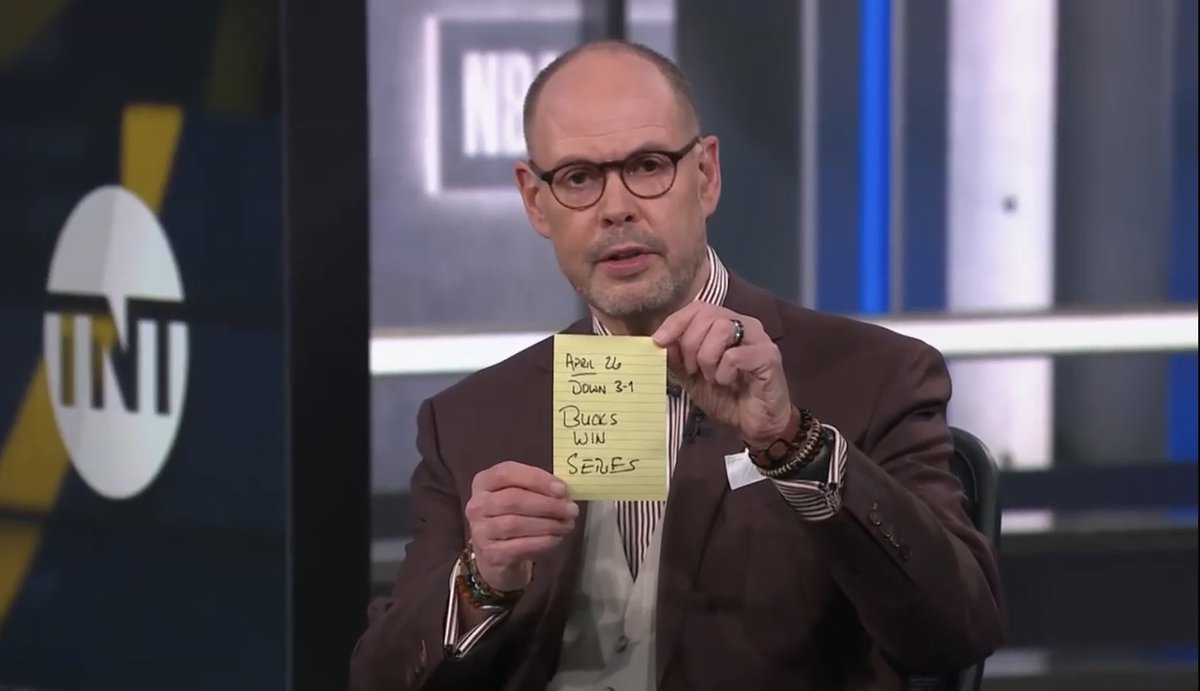 Oh deer 🥴 we still love you <a href="/TurnerSportsEJ/">Ernie Johnson</a>