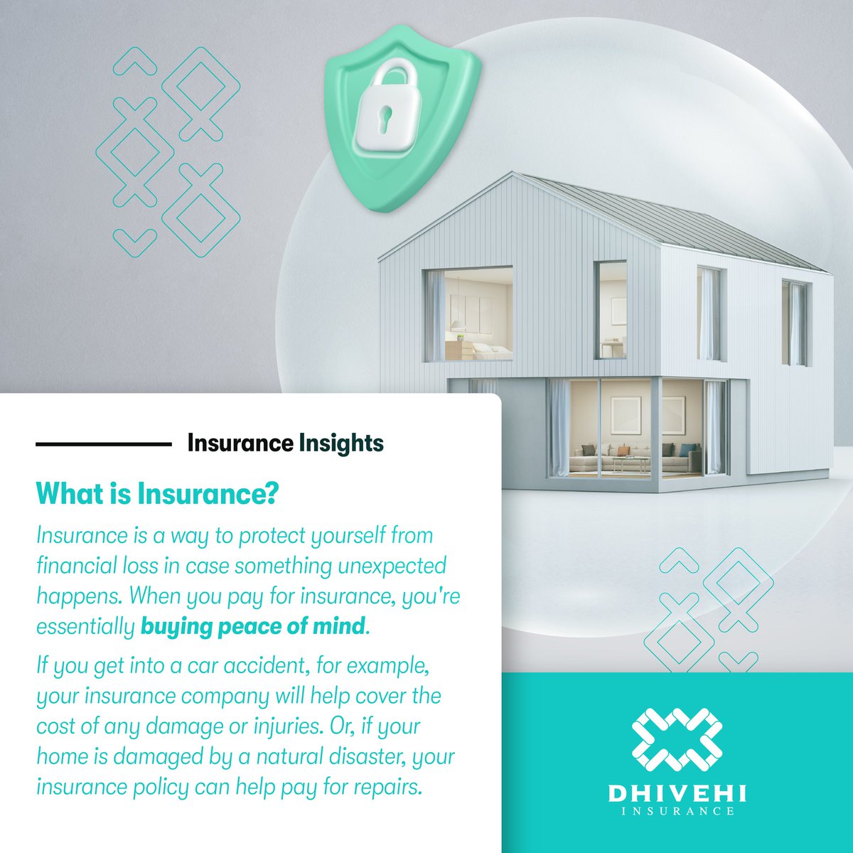 dhivehinsurance's tweet photo. Have you ever wondered what insurance really is? ๐ค Simply put, it's a safety net that protects you and your business from unexpected incidents. Whether it's a medical emergency, a car accident, or a natural disaster, #DhivehiInsurance has got you covered. https://t.co/pGCbmeFUbt