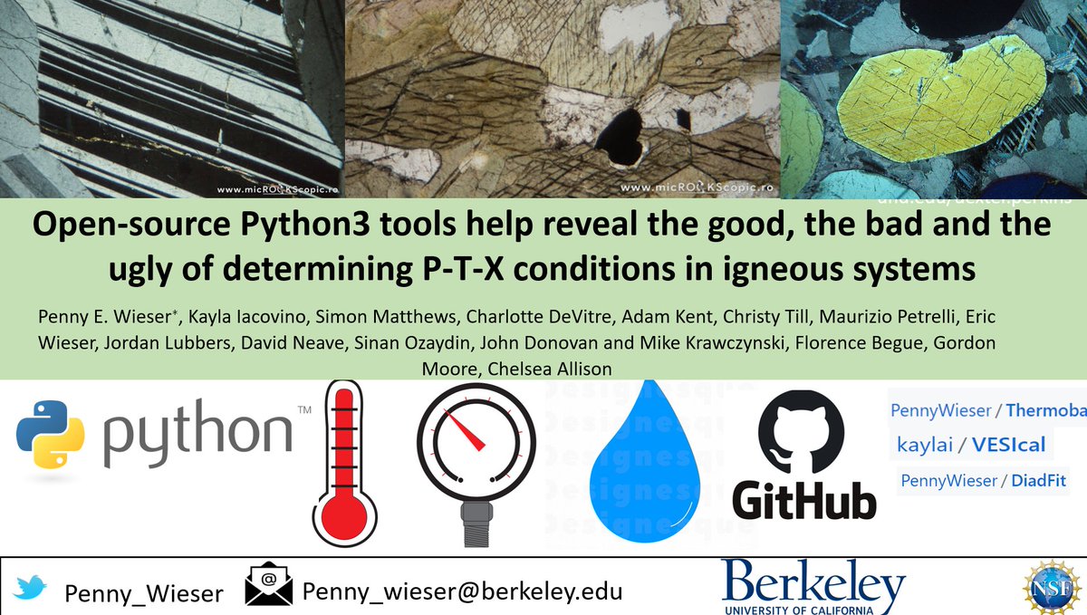 About to squeeze in a few hours of sleep, then up for #Egu23 session GMPV1.5 - First up <a href="/sarahcshi/">Sarah Shi</a> is presenting some cool machine learning on mineral oxide data (11:30 vienna), followed by my invited talk about my foray into #Opensource Python3 tools and error propagation