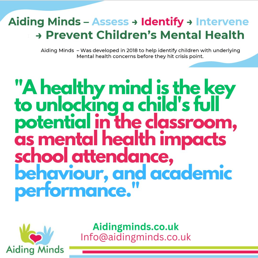 A healthy mind is 🔑 to unlocking a child's potential #mentalhealth #MentalHealthAwareness #wellbeing #wellness #safeguarding #safeguardingchildren #dsl #teenmentalhealth #schools #camhs #nhs #cahmswaitinglist #headteacher #designatedsafeguardinglead 
#mentalhealthlead