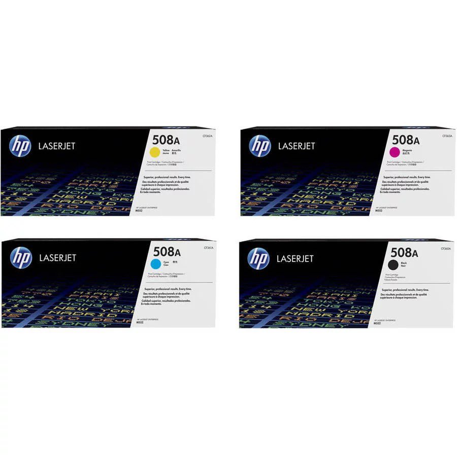ArdorSavvy's tweet photo. Available in four different Colors: Black(CF360A), Cyan(CF361A), Yellow(CF362A), Magenta(CF363A).
#ardorsavvy #hplaserjettoner #hp508a #genuinehp #highyieldtoner #officeprinting #professionalprinting #sharpimages #hpcolorlaserjettoner #hpproducts #dubai #dubaioffice https://t.co/pbWH8K6jbz