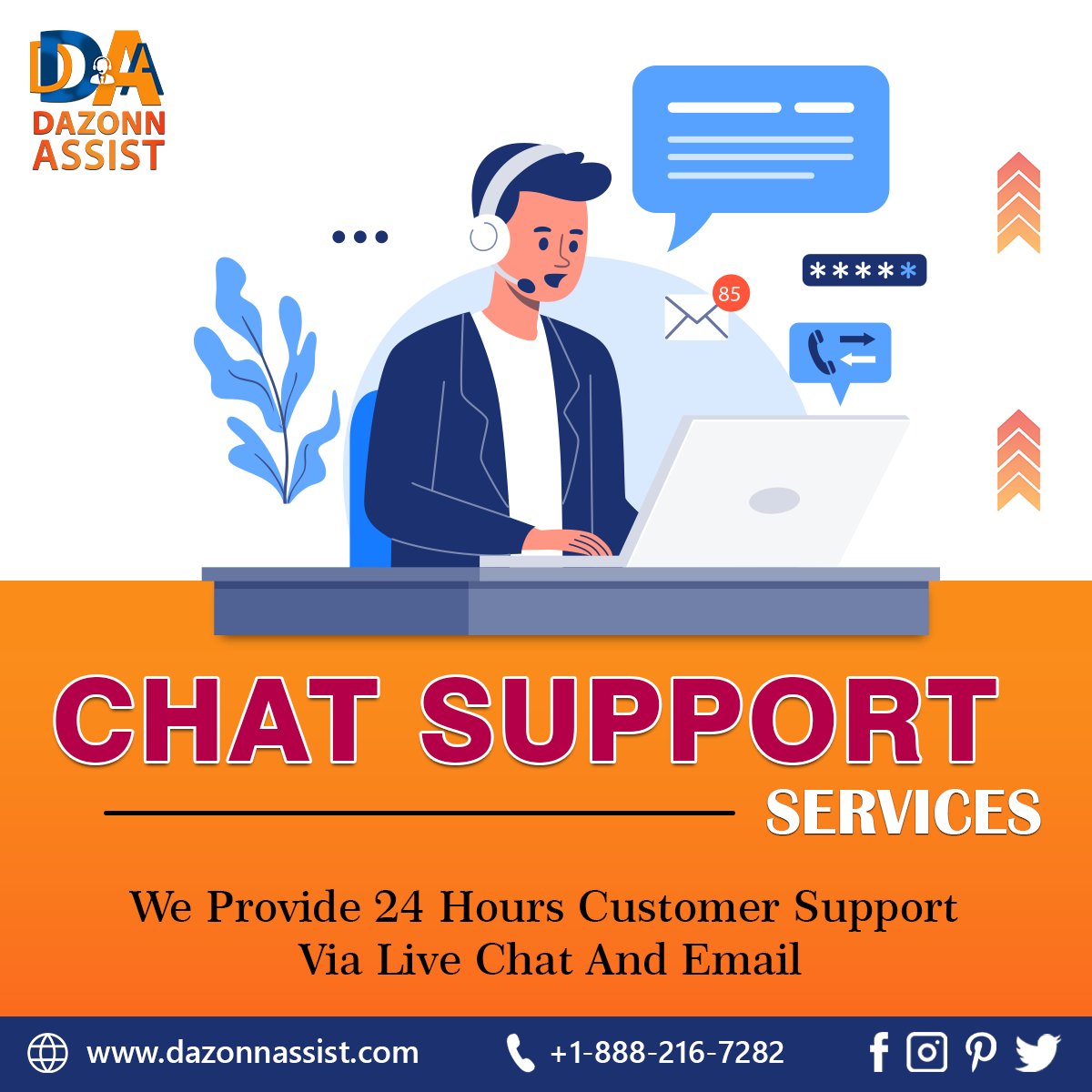 dazonn_assist's tweet image. Looking for reliable #chatsupport services? Look no further! Our team of #expert chat support agents are available 24/7 to assist with any of your inquiries.
#ExpertAgent

𝐆𝐞𝐭 𝐈𝐧 𝐓𝐨𝐮𝐜𝐡 𝐖𝐢𝐭𝐡 𝐔𝐬 𝐀𝐭:👇
📲 +1-888-216-7282
🌐 dazonnassist.com
