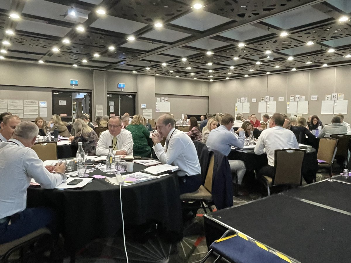LynSharratt's tweet photo. The thinking is in the room and on the walls. Such a privilege to work with DELs and Executive Directors from across NSW! Thank you for your CLARITY team! https://t.co/z8vH89WgO3
