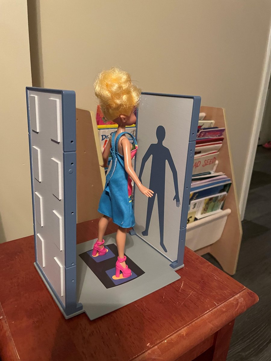 RohdeSchwarz's tweet image. Safety when flying for Barbie: Because Tinkerbell spent too much time on vacation away from Neverland, she has run out of pixy dust. So she has to take a flight back to Neverland to get more pixy dust – with the help of our R&amp;amp;S QPS Security Scanner #securityscanning #engineering