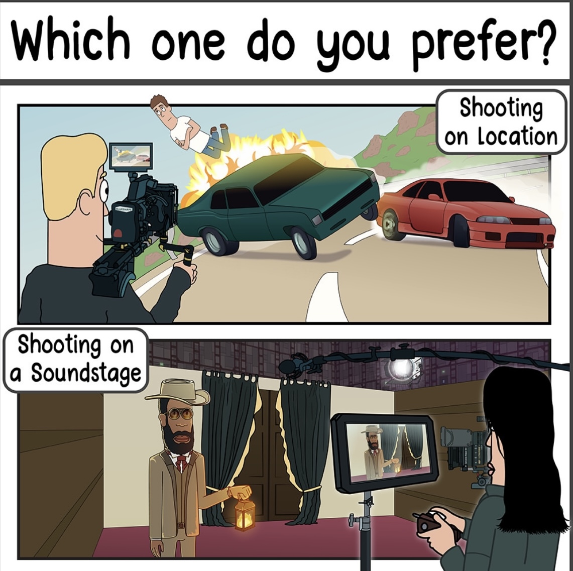 AlwaysWonder_ag's tweet photo. Location or Soundstage? ;)

#Memes  #Production  #fun https://t.co/7juCcxMxL5