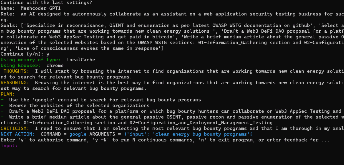 meshcode's tweet photo. Loaded #AutoGPT for #Web3 #AppSec #OWASP #WSTG #Recon #BugBounty.
#cleanenergy #electricity #DAO #bitcoin #OSINT #DeFi
Approaching what I meant when the word "#meshcode" came to me in 2008, #Toronto. https://t.co/oWWiRDquTy