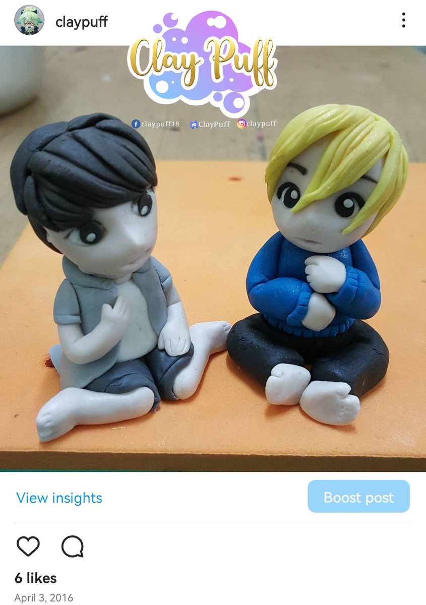 ClayPuff's tweet photo. I just wanna share my 2016 vs 2023 chibi creation s 😊
Happy 7 years and counting to claypuff. From Porcelain Air dry clay to Polymer clay chibi art.
More chibi to come!....

#claypuff 
#claychibi #kawaiiclay
#clayfigure #claysculpture #claycharm #clayfigurine #clay #claytutorial https://t.co/ZFwbwss8vO