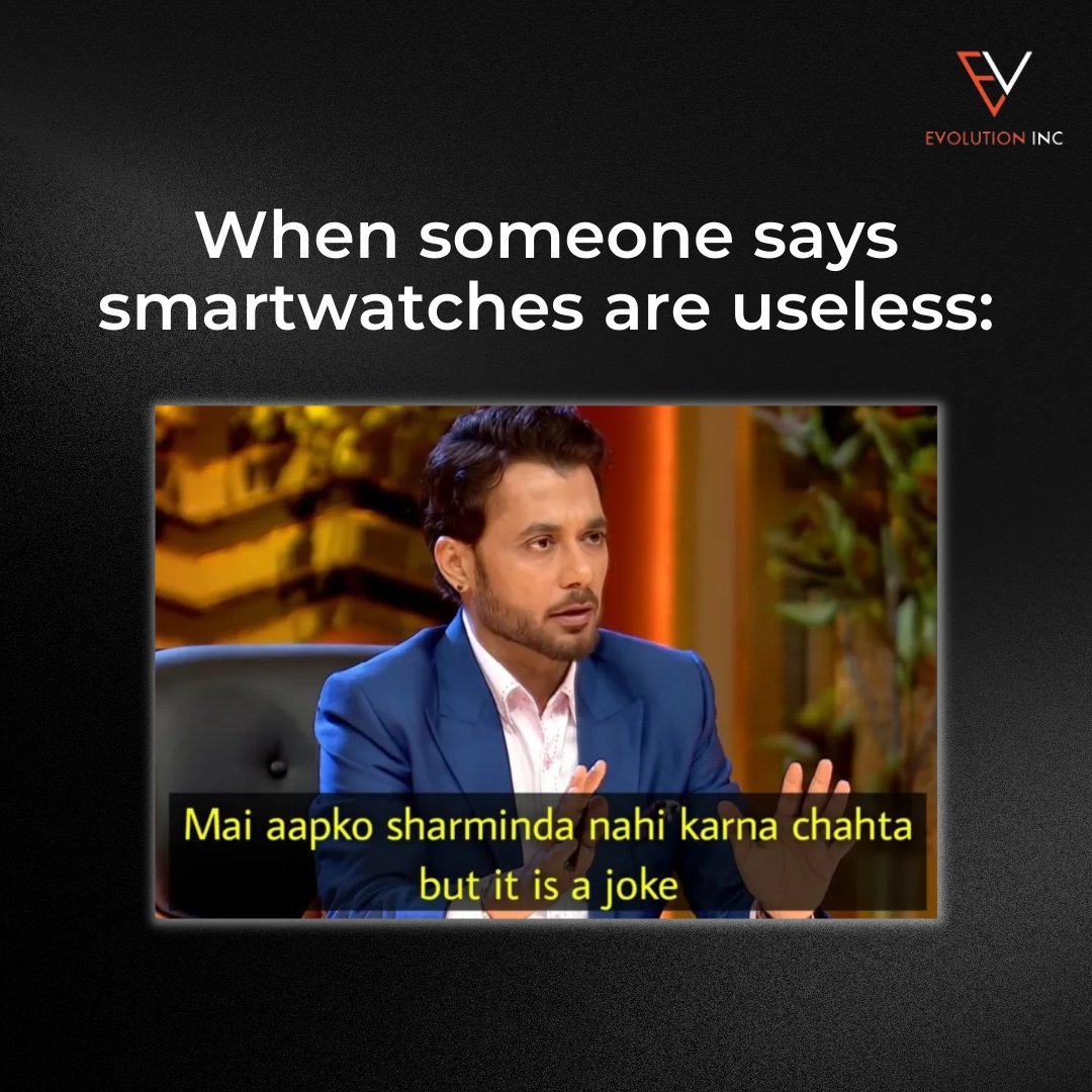 evolutioninc_'s tweet photo. Who says smartwatches are a waste of money? Clearly, they haven't experienced the joy of getting a notification without pulling their phone out in public.

#smartwatch #money #smartgadgets https://t.co/OWsasJgkJx