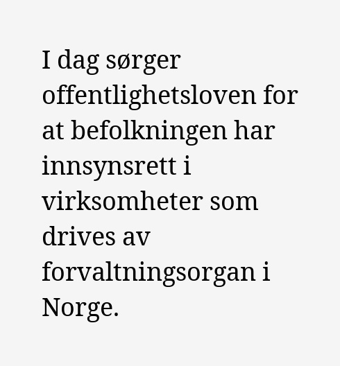 Bergens Tidende: «Forslaget om å endre offentlighets­loven må skrotes» bt.no/btmeninger/led…