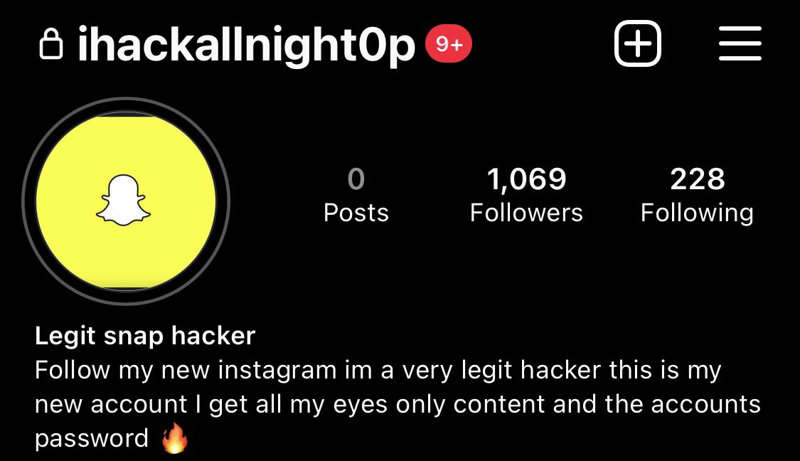 ModeraterHacks's tweet photo. SNAP HACKS Wanna see your crushes hot pics ? Or if your wife is cheating ? Message me on here or Instagram for snapchat hacks legit access to my eyes only ! @ihackallnight0p on instagram #snapchatexposed #pytgroup #freakyteen #snapchatgay #hacking #FreakParty #milf #cheatergf https://t.co/ougUmDJZZR