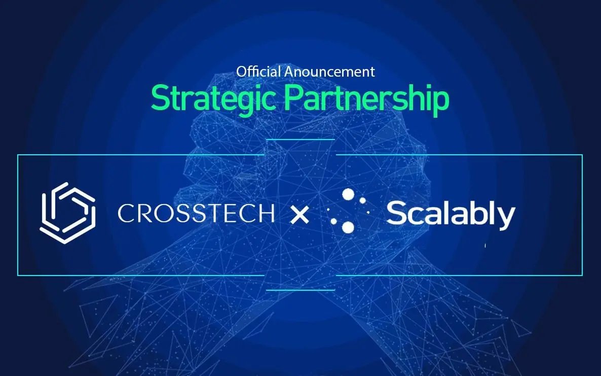 Xenea_jp's tweet photo. #CROSSTECH と #Scalablyは、マーケティング及びプロダクト連携における戦略的パートナーシップを締結🤝

📣マーケティング：
プレスリリース、イベント、キャンペーン等のPR活動を共同で行う✨

🌐プロダクト連携：
双方のユースケースの拡大を目指します!!

詳細はこちら
https://t.co/SCTZXoJcQ1 https://t.co/AdAVjsIVC3