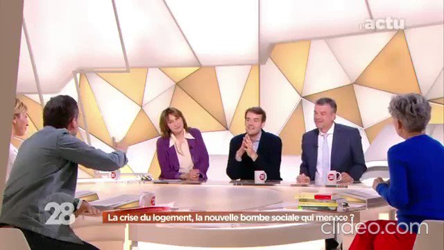 J'étais l'invité du <a href="/28minutes/">28 minutes</a> d' <a href="/ARTEfr/">ARTE</a> avec <a href="/IngridNappi/">Ingrid NAPPI</a> et <a href="/YannickBORDE/">Yannick BORDE</a>  pour parler de la crise du logement, l'occasion d'expliquer pourquoi le logement est la politique publique la plus négligée alors qu'elle est au cœur de la vie quotidienne de tous les Français