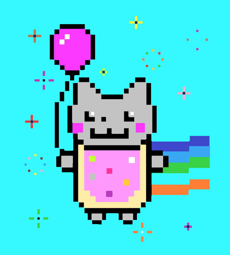 rainbow nyan cat tweet media