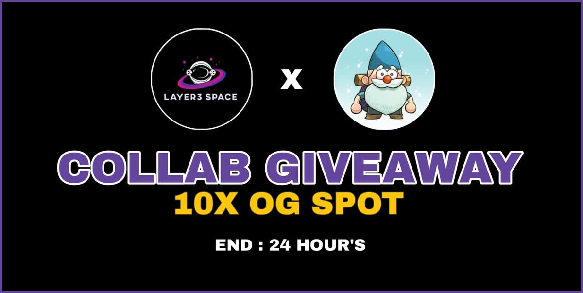 anirudhchain's tweet photo. 📣 Exclusive Whitelist Giveaway Campaign in Collab With @SuiGnomes 🚀

🎁 10x OG ROLE ( #SuiNetwork )

To Win:
✅ Follow @Layer3_Space &amp; @SuiGnomes
✅ Like, RT &amp; Tag 3 Frnds
✅ Join: https://t.co/OcMOXMD6d0

24 Hours ⏰
#Giveaways #Whitelist #Airdrops #NFT #SuiNFT #SuiMainnet https://t.co/EkwCM64T2X