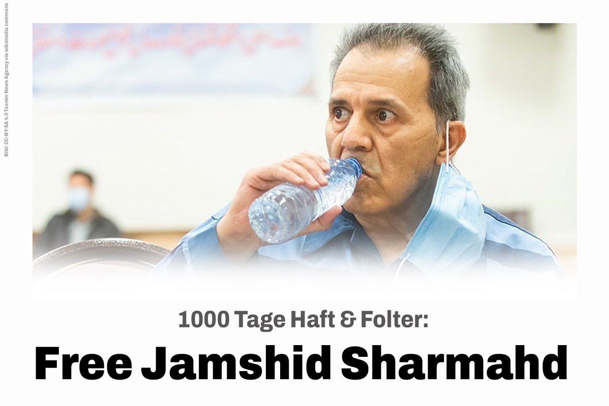 n_roettgen's tweet photo. Seit 1000 Tagen ist der deutsche Staatsbürger #JamshidSharmahd im Iran in Haft. Er wurde gefoltert &amp; zum Tode verurteilt. Die menschenverachtende Politik dieses Regimes muss endlich aufhören. Jamshid Sharmahd muss freigelassen werden. #SaveSharmahd https://t.co/fBybmHrefb