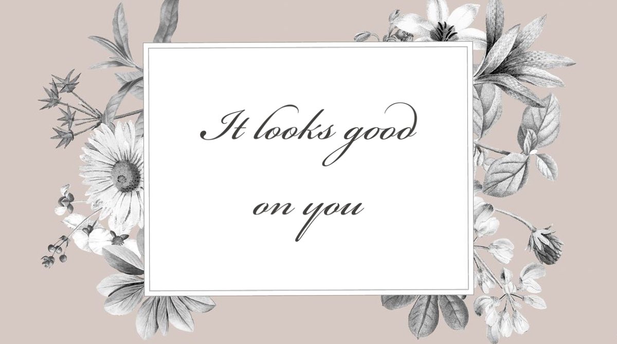 DramionePrompts's tweet photo. Daily prompt: It looks good on you https://t.co/vqrPVCvTMB