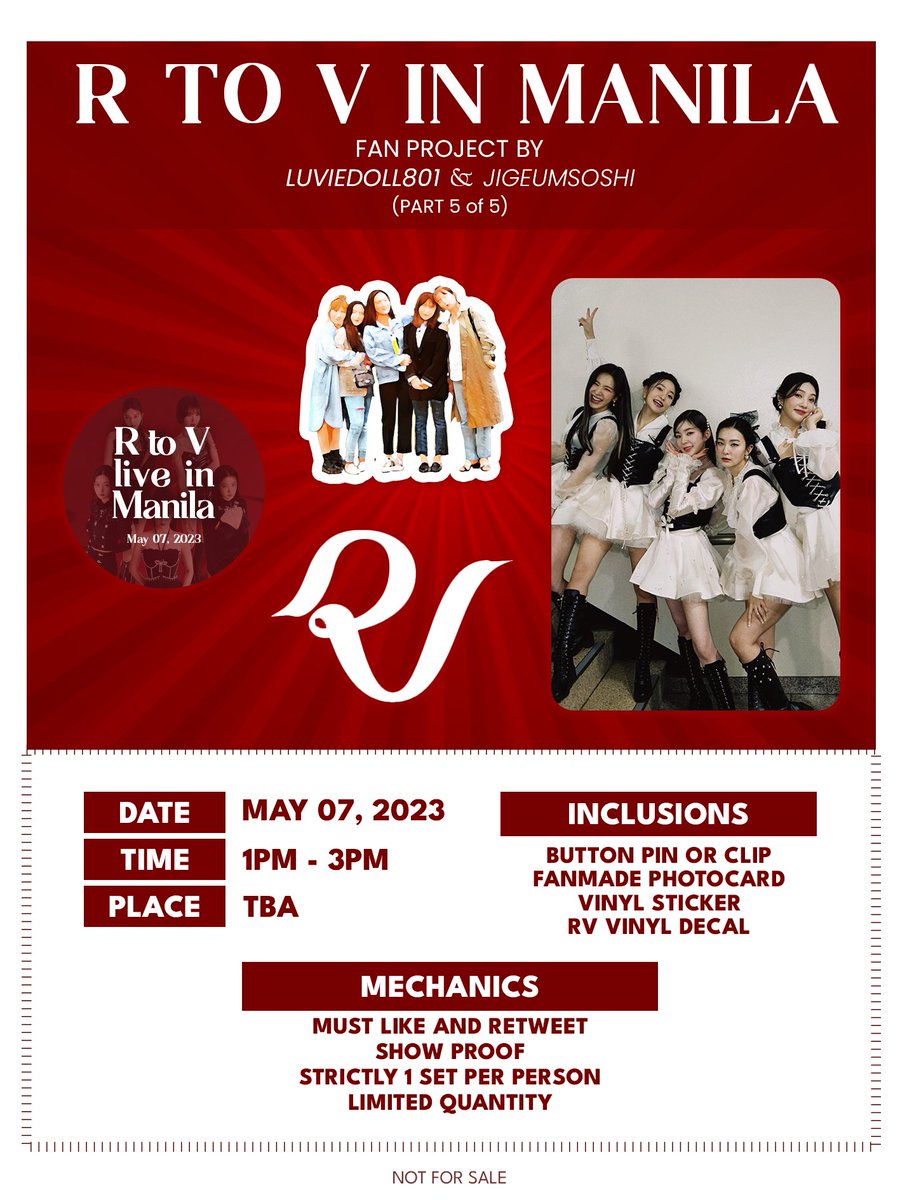 jigeumsoshi's tweet photo. PART 5 of 5

Fan project by @luviedoll801 (best gh0rL) and @jigeumsoshi

✨ Must Like and RT
✨ Strictly 1:1

Set Inclusion:
 - Button Pin
- Fanmade Photocard (Random)
- Vinyl Stickers
- RV Vinyl Decals

✨ open for trades ✨ https://t.co/w8rezkTaDN