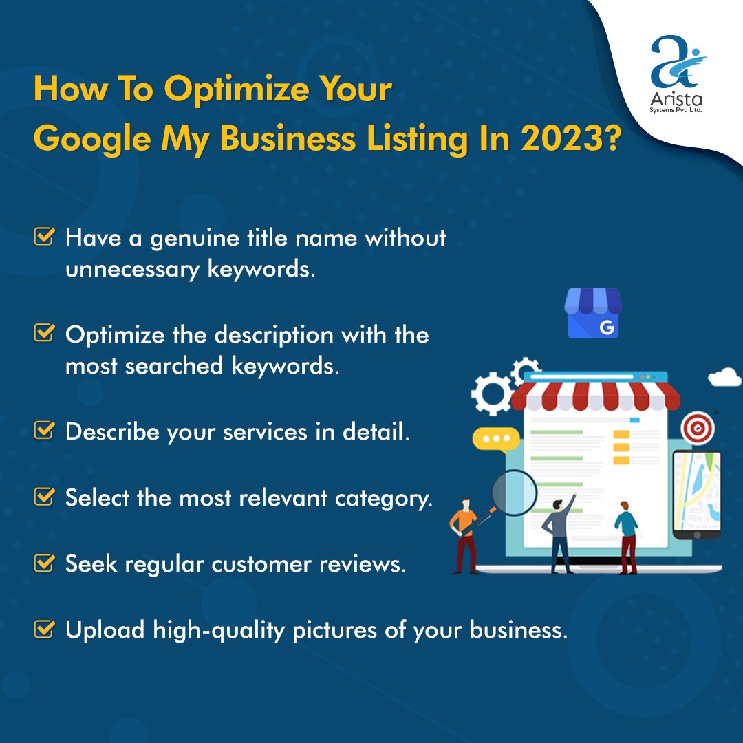 With a GMB profile you need to appear in the top listings to get the limelight and drive your customers.

Often, many businesses end up doing things that negatively impact their profile. 

We have listed some pro tips to help you get the most out of it.

#googlemybusinesslisting