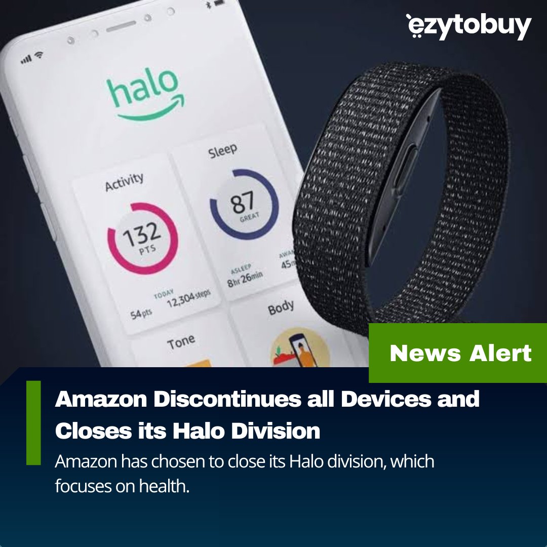 ezytobuy's tweet photo. Amazon has Chosen to Close its Halo Division,

Amazon has chosen to close its Halo division, which focuses on health. A chunk of the Halo team will be laid off, and Amazon has discontinued.

See More 👇
https://t.co/9kVrAGaKqg

#amazon #amazonhalo #halo #halotherapy https://t.co/gd1R1iIyGp