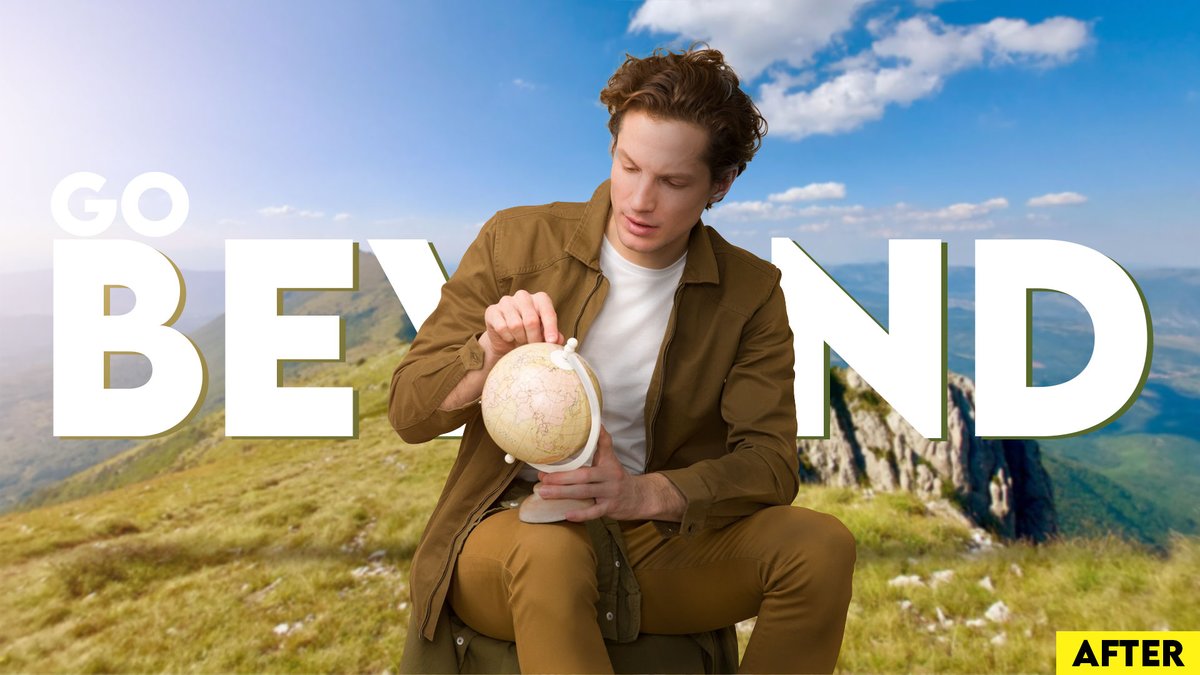 MjmoshiurRahman's tweet image. Text behind photo social media cover #mountains #textbehindobject #socialmedia