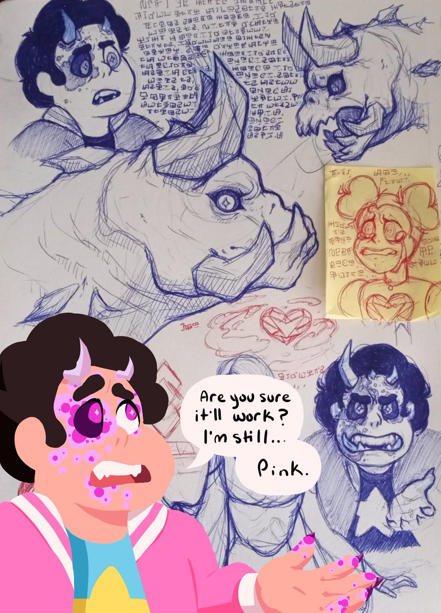 ScrimbloA's tweet photo. I never got enough of corrupted steven it seems :( #StevenUniverse https://t.co/Cj5AUNiOBu