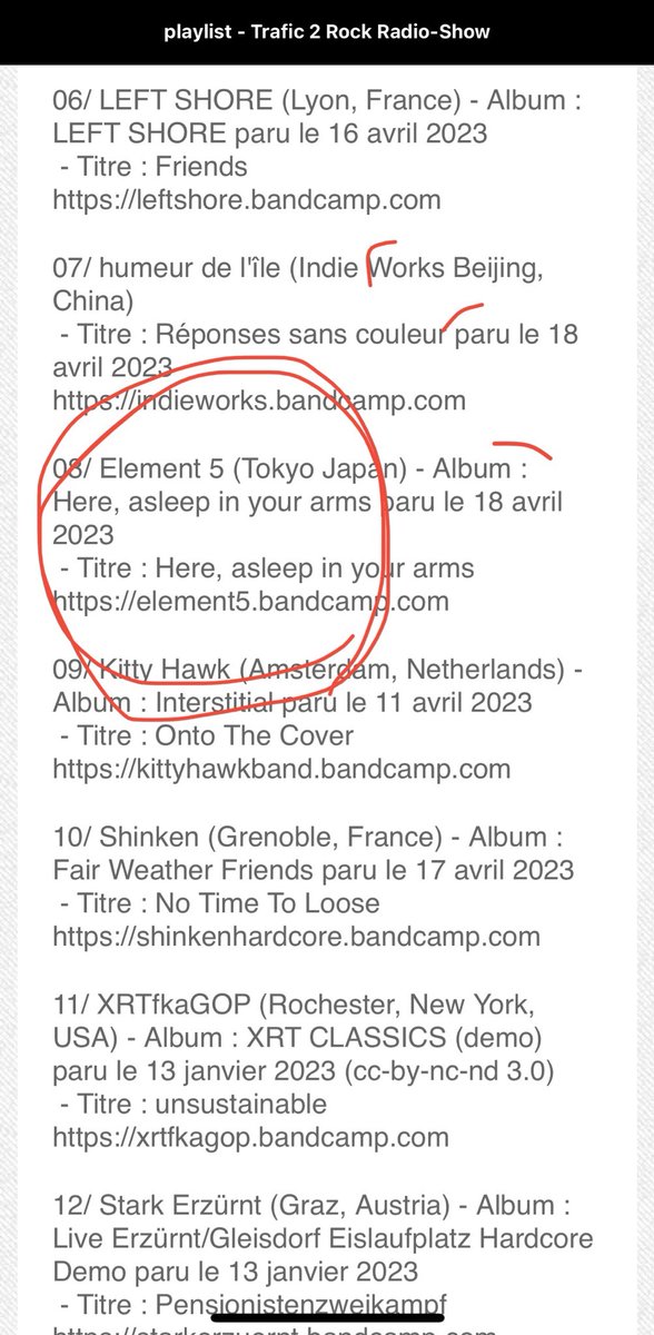 ayumi_ojo's tweet photo. 先日リリースされた　#Element5 の曲がフランスのラジオTrafic 2 Rock Radio showの中で流れたそうです🥳

そのシングルはこちらからチェック⬇️
https://t.co/mV6DYhDziS

#ojorec #ojomix https://t.co/WzDBW4GRH4