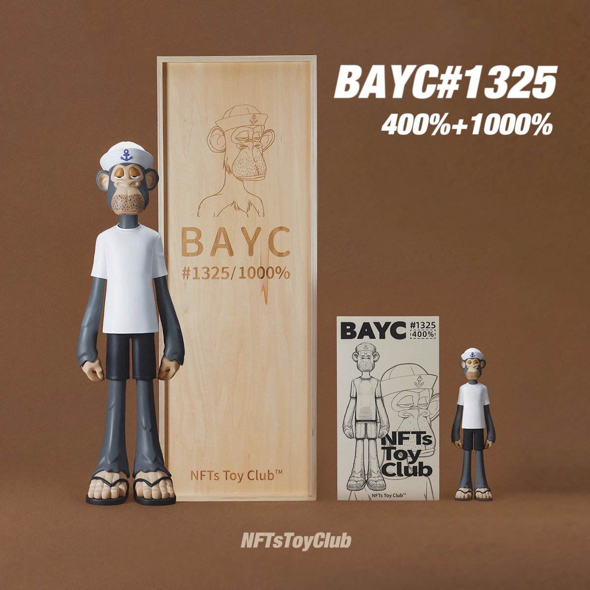 NFTsToyClub's tweet photo. 400%和1000%的合照来啦
大小对比一目了然，质感显而易见
看到实物的朋友都说是玩具天花板
预定即将结束🔚

shop now👉https://t.co/w6cF3veH5i
小红书/得物/微信🔍nftstoyclub即可预订

#bayc #nft #web3 #arist #art #arttoy #popart #opensea #artwork #boredapekennelclub #boredape #nftart #nfts https://t.co/rpk4sXGnKp