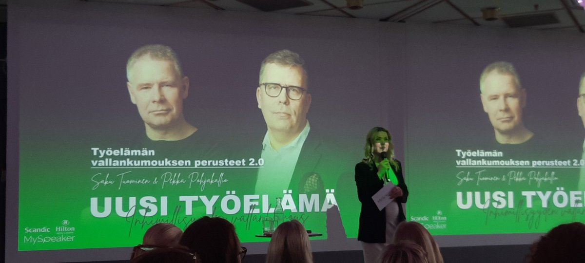 Hieno aamupäivä edessä, kiinnostavia puhujia kautta linjan. Kiitos kutsusta <a href="/myspeakerfin/">MySpeaker</a>.