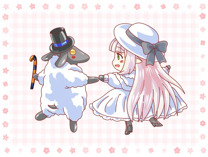 メリーさん、踊ってくれますか? ひつじさん、踊りましょー! #Merry_at