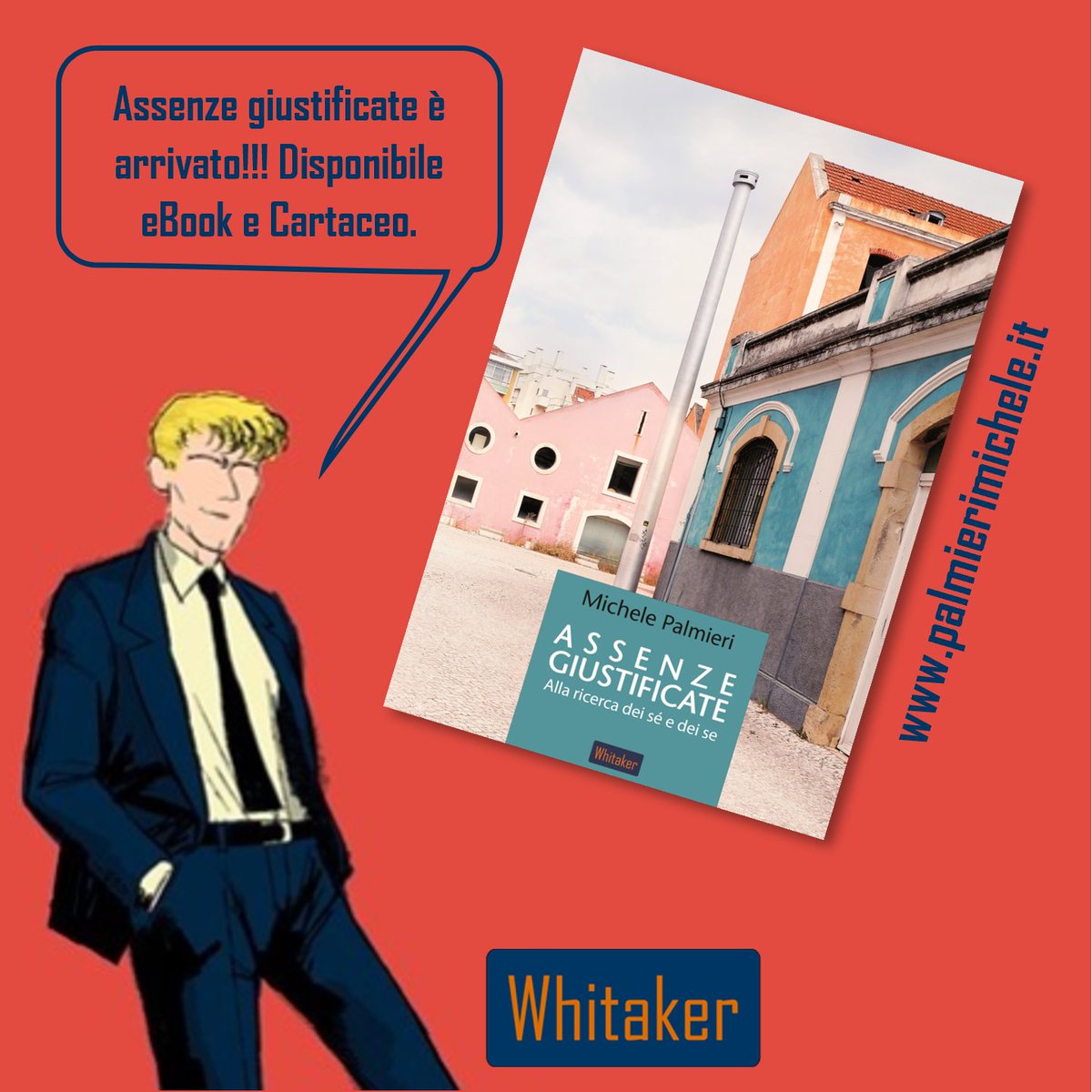 Michel_Palmieri's tweet photo. #Assenze_giustificate è disponibile! Cartaceo o #ebook
more su https://t.co/RmpK8vcYAF
https://t.co/Y9mrm4qrDf
#whitakeracademy #whitaker #whitaker_team #michelepalmieri #conlaportaaperta #capua #racconti #raccolteracconti #amazon #kindle #libri #libro #book #books #ebooks https://t.co/1Zz9DpvO2x