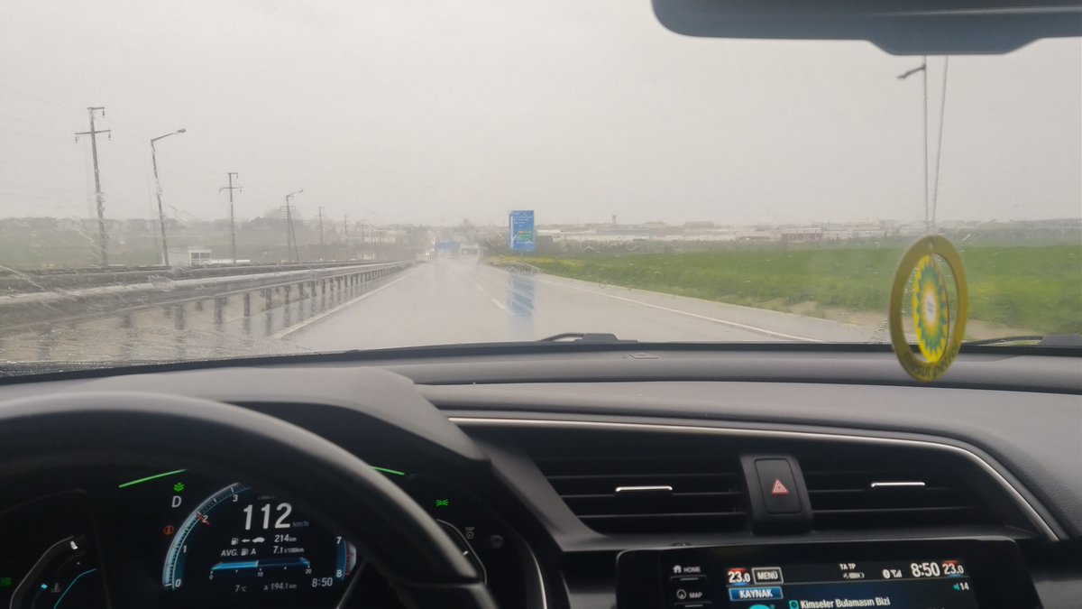 Yazın içecek su bulamayacağız diyenler nerde delindi gökyüzü 😀