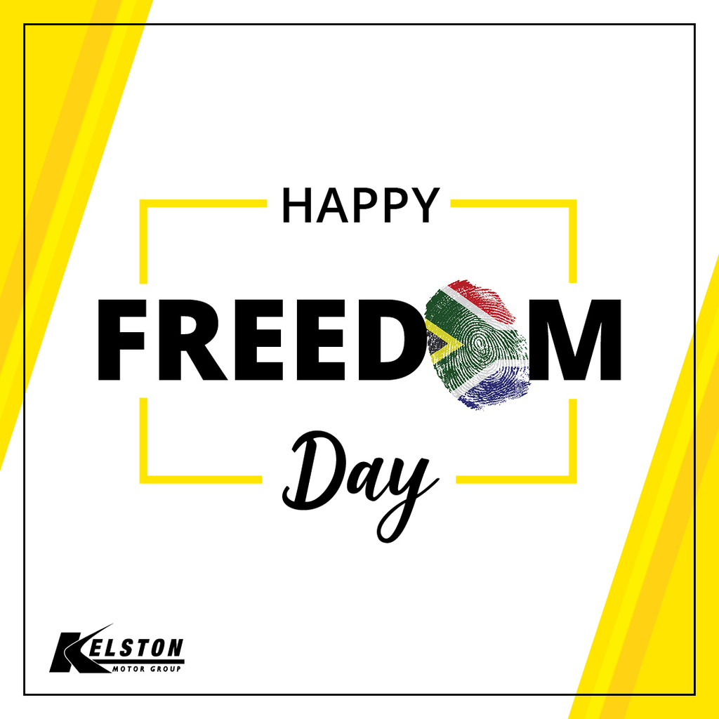 MarketSquareVW's tweet photo. We dedicate this day to all the heroes and heroines who sacrificed in many ways and surrendered their lives so we could be free -Nelson Mandela.
Happy Freedom Day from Kelston Motor Group. 🇿🇦🇿🇦 https://t.co/pLLAMkraRx https://t.co/smbhKmYnJz