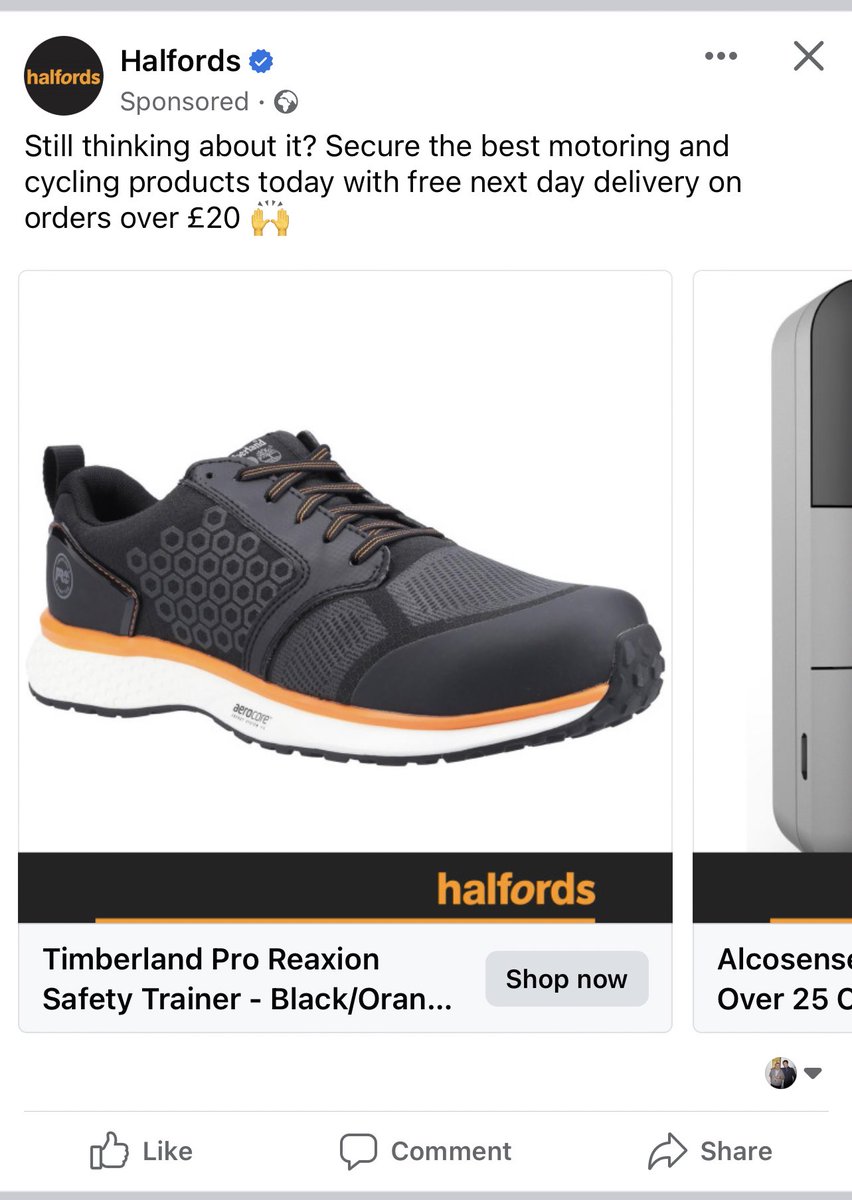 BaseSetTom's tweet photo. @LinusTech @linusgsebastian Halfords (car garage in the UK) seem to be selling WAN shoes, time to beat MKBHD in this market? 😅 https://t.co/TTcGhJeYUP