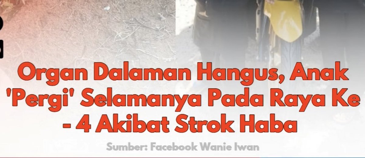 AinulNunanaa's tweet photo. Sedihnya baca ada budak meninggal sbb organ dalaman “hangus” akibat strok haba. Cuaca panas skrg ni no kidding guys.  Bukan budak je kena berjaga, orang tua pun sama. Jangan la bila orang merungut panas ko pergi jawab “Neraka lagi panas.” Mmg makan penampor je la 😫 https://t.co/Zvm4JHRrcW