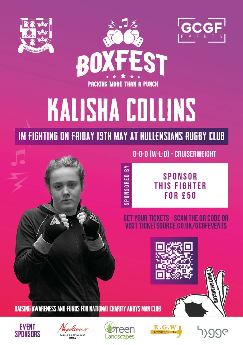 GCGFEvents's tweet photo. 🚨 𝗙𝗜𝗚𝗛𝗧 𝗖𝗢𝗡𝗙𝗜𝗥𝗠𝗘𝗗 🥊

What a banger we have for you between these ladies, two heavy hitters both making their debuts and don’t want to start off with a loss on Friday 19th May at Boxfest! 🧨 

Who’s your money on? 👀

Tickets 🎟️ https://t.co/BrHfWF6igK https://t.co/UH24A2aRUM