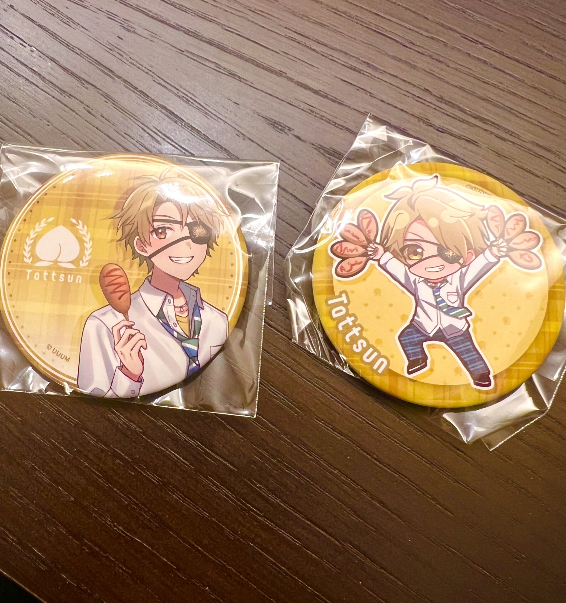 からぴち じゃぱぱ 缶バ　デフォ　ぷぴぱ カラフルピーチ 缶バッジ じゃぱぱ からぴち ぷぴぱ① - メルカリ