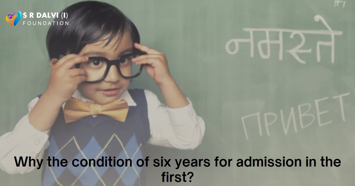 Why the condition of six years for admission in the first?
srdalvifoundation.com/why-the-condit…
#EarlyChildhoodEducation
#BrainDevelopment
#AgeAppropriateLearning
#ReadinessForSchool
#FoundationalSkills
#PlayBasedLearning
#LearningThroughFun
#IntegratedApproach
#ParentEngagement