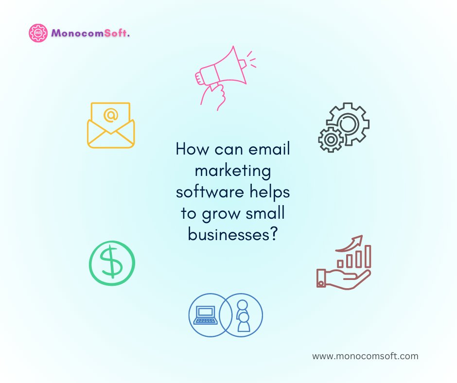#Emailmarketingsoftware can help #startups improve their marketing efforts, #grow their customer base, & #increasesales. By automating campaigns, growing a unique contact list of your potential client, & boost customer outreach.

To grow a contact list:
monocomsoft.com