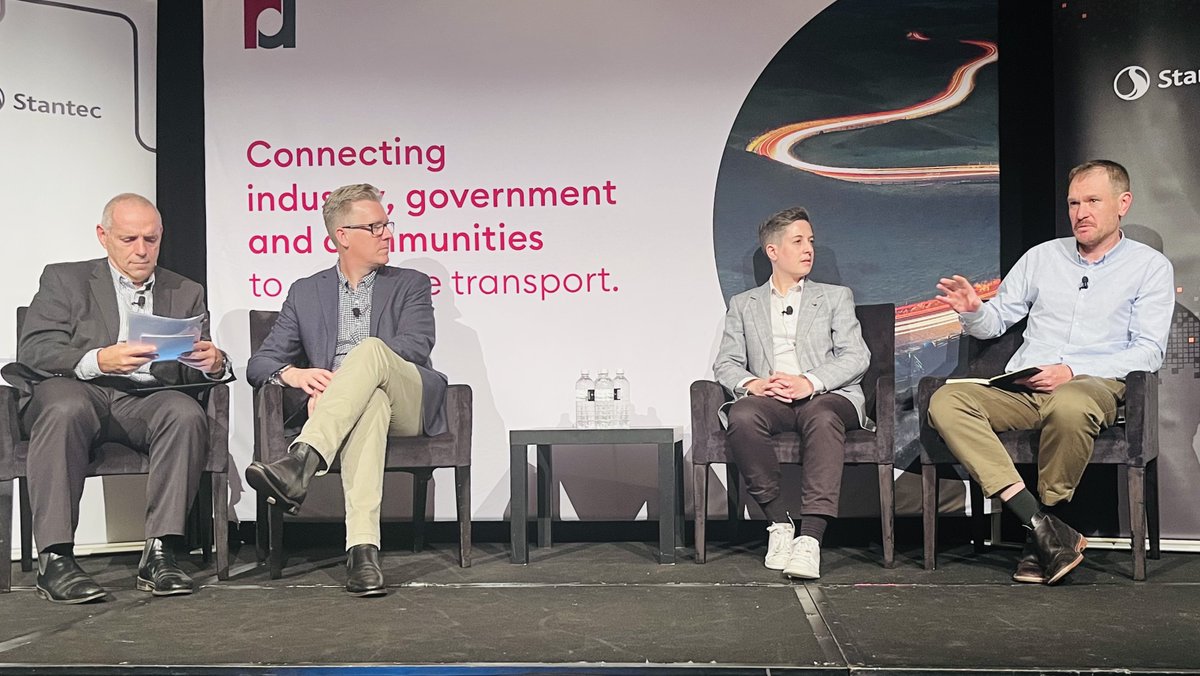 RoadsAustralia's tweet image. The way #customers use #roads is changing - along with their expectations of road owners, #constructors and maintainers.  Existing #technology and #data collection can help #government and #industry respond to these challenges. This panel - sponsored by @Stantec - explores how.
