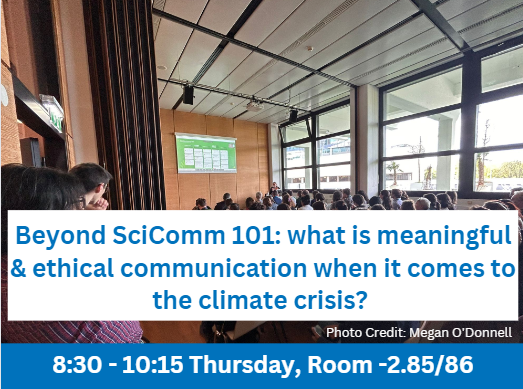 This morning's #EGU23 Beyond SciComm 101 is a must-see for anyone who wants their research to resonate more deeply with citizens and who wants their communications to be equally meaningful and ethical! 

With experts in the field, <a href="/LSmillie76/">Laura Smillie 😷🇺🇦</a> &amp; <a href="/scharfbillig/">Mario Scharfbillig</a> from <a href="/EU_ScienceHub/">EU_ScienceHub</a>!