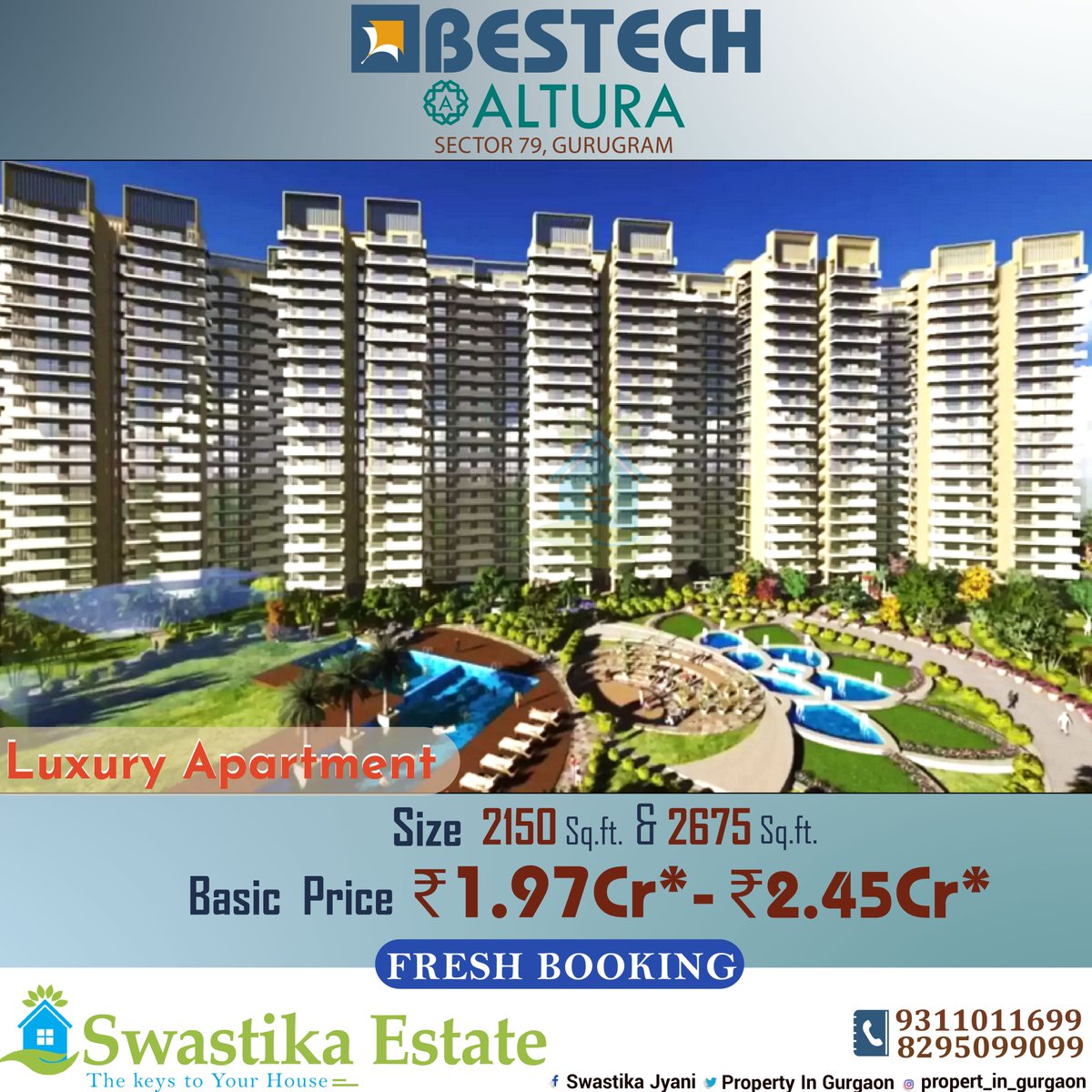 Swastika_Estate's tweet photo. Property Updates 📷📷📷
BESTECH ALTURA
Luxury apartment
Available in
Sec 79, Gurgaon.
For More Details Contact us or Visit
Swastika Estate
8295099099
9311011699
#newgurgaon
#gurgaonrealestate
#RealEstate #DigitalMarketing
#Bestech #altura #bestechaltura
#bestechgurgaon
#Gurgaon https://t.co/MusUzCt1tI