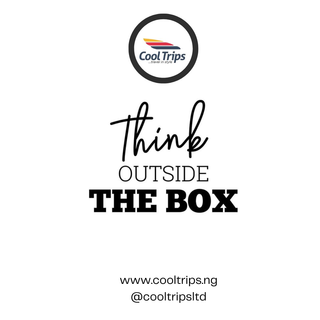 Think OUTSIDE THE BOX
#thursday 
#HelloThursday 
#thursdaymorning 
#ThursdayThoughts 
#thursdaymotivation 
#thursdaymood 
#motivationthursday 
#motivationthought 
#motivation