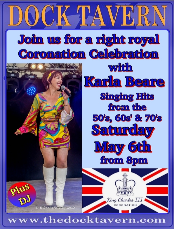Our Coronation Celebration evening from 8pm