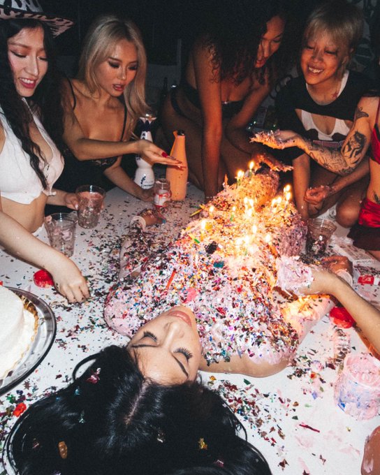 04/25 Cake and Champagne  Thanks to everyone who was a part of this 💗💗💗💗  Full album releasing this week