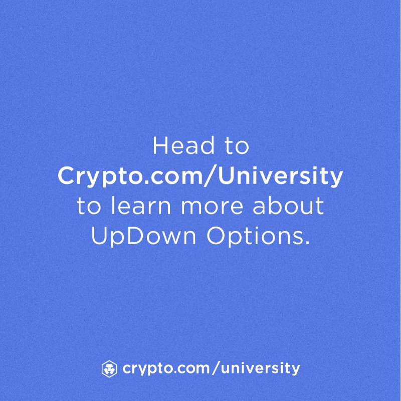 cryptocom's tweet photo. Think you can only profit when the market is up? Think again.
