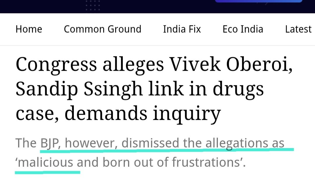 PriyaSi47091986's tweet image. Why were these two - V.Oberoi &amp;amp; Sandip Ssingh - not investigated by @narcoticsbureau for their link in drugs case❓️
Why did @BJP4India make it their business to dismiss allegations against these people -a case of saving their own❓️
Stop Saving Culprits InSSRCase
